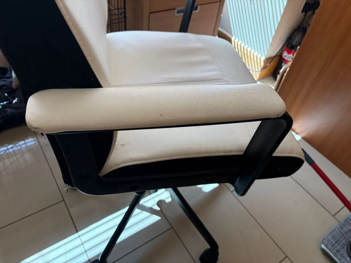 Black & White Office Chair - Image 2