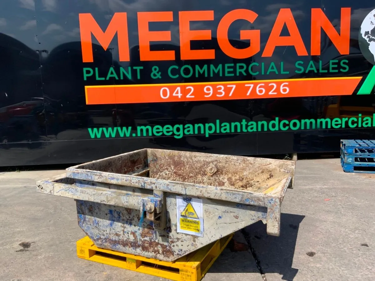 1000lt CONQUIP SELF TIPPING BOAT SKIP.......1127a - Image 1