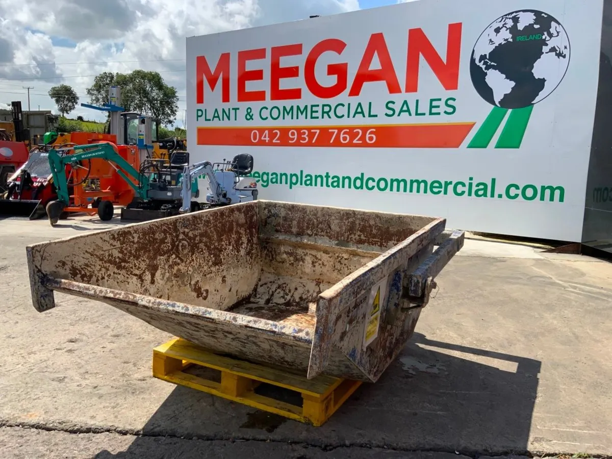 1000lt CONQUIP SELF TIPPING BOAT SKIP.......1127a - Image 2