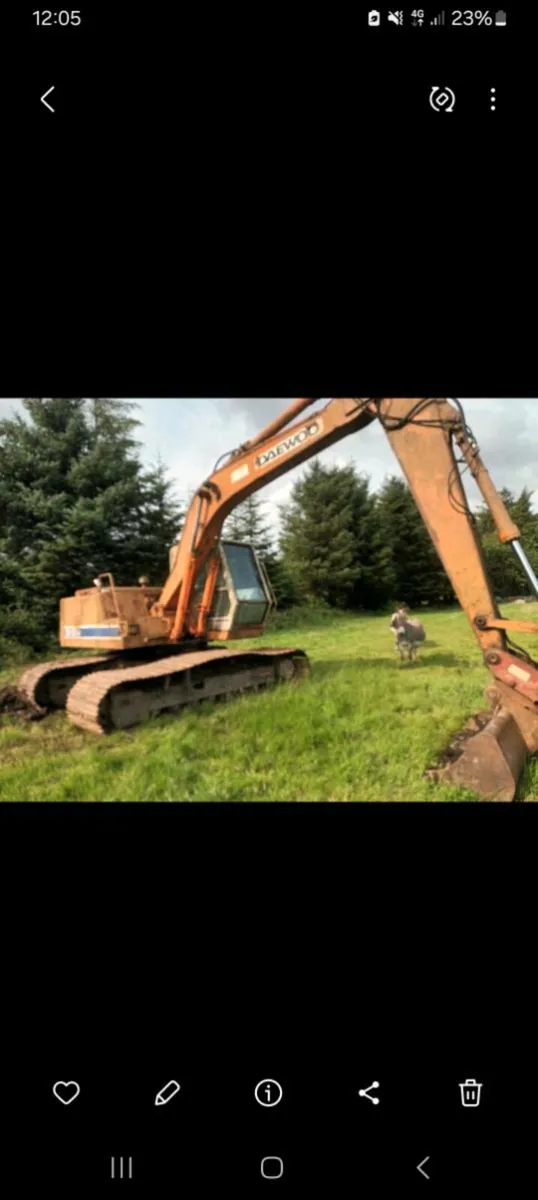 Daewoo dh150-2 and Tipping trailer - Image 1