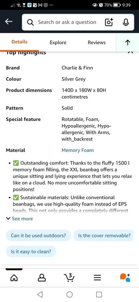 Bean Bag - Image 2