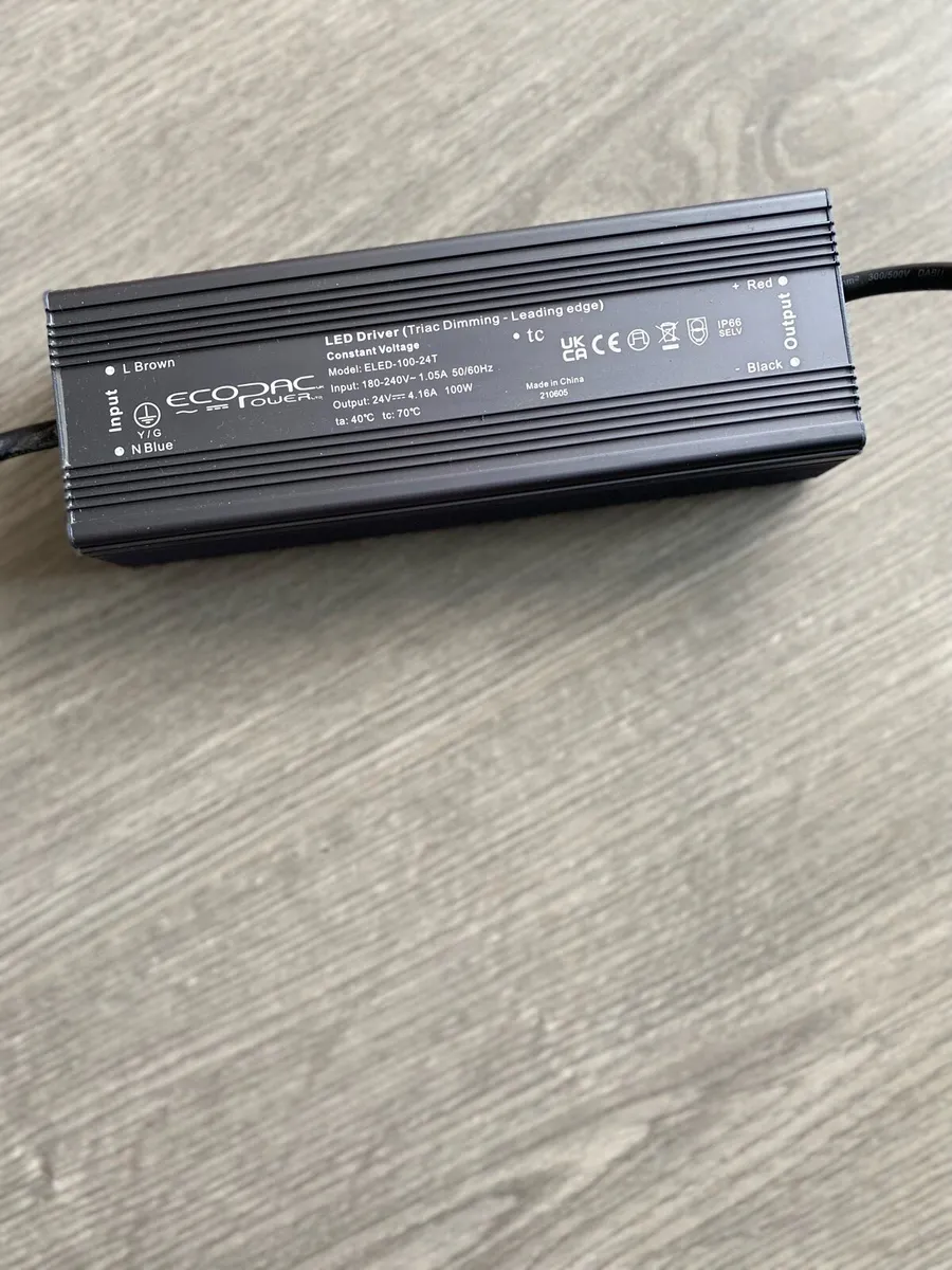 Eled 100-24t , 100w24v led mains dimmable driver - Image 1