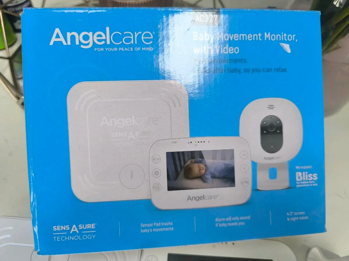 Angel care AC327Baby movement monitor with video - Image 1