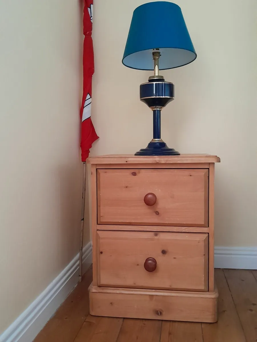 Chest of Drawers + matching  Locker- Antique Pine - Image 1