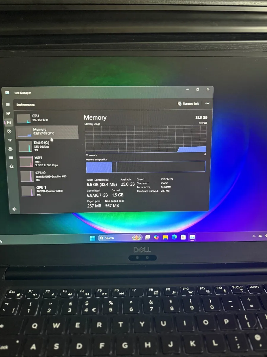 Dell Precision 5540 Laptop i9/32GB/512SSD/Nvidia - Image 4