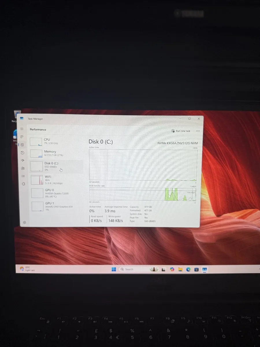 Dell Precision 5540 Laptop i9/32GB/512SSD/Nvidia - Image 3