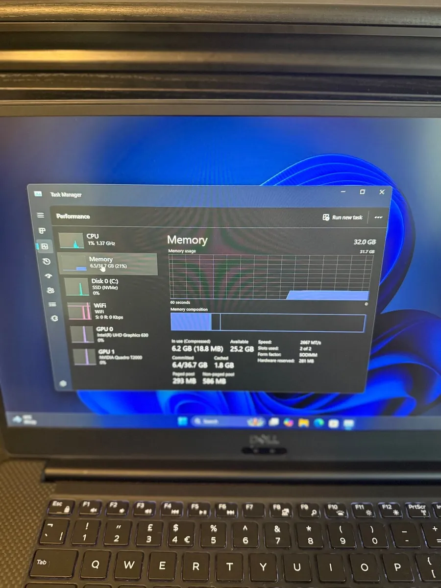 Dell Precision 5540 Laptop i9/32GB/512SSD/Nvidia - Image 2