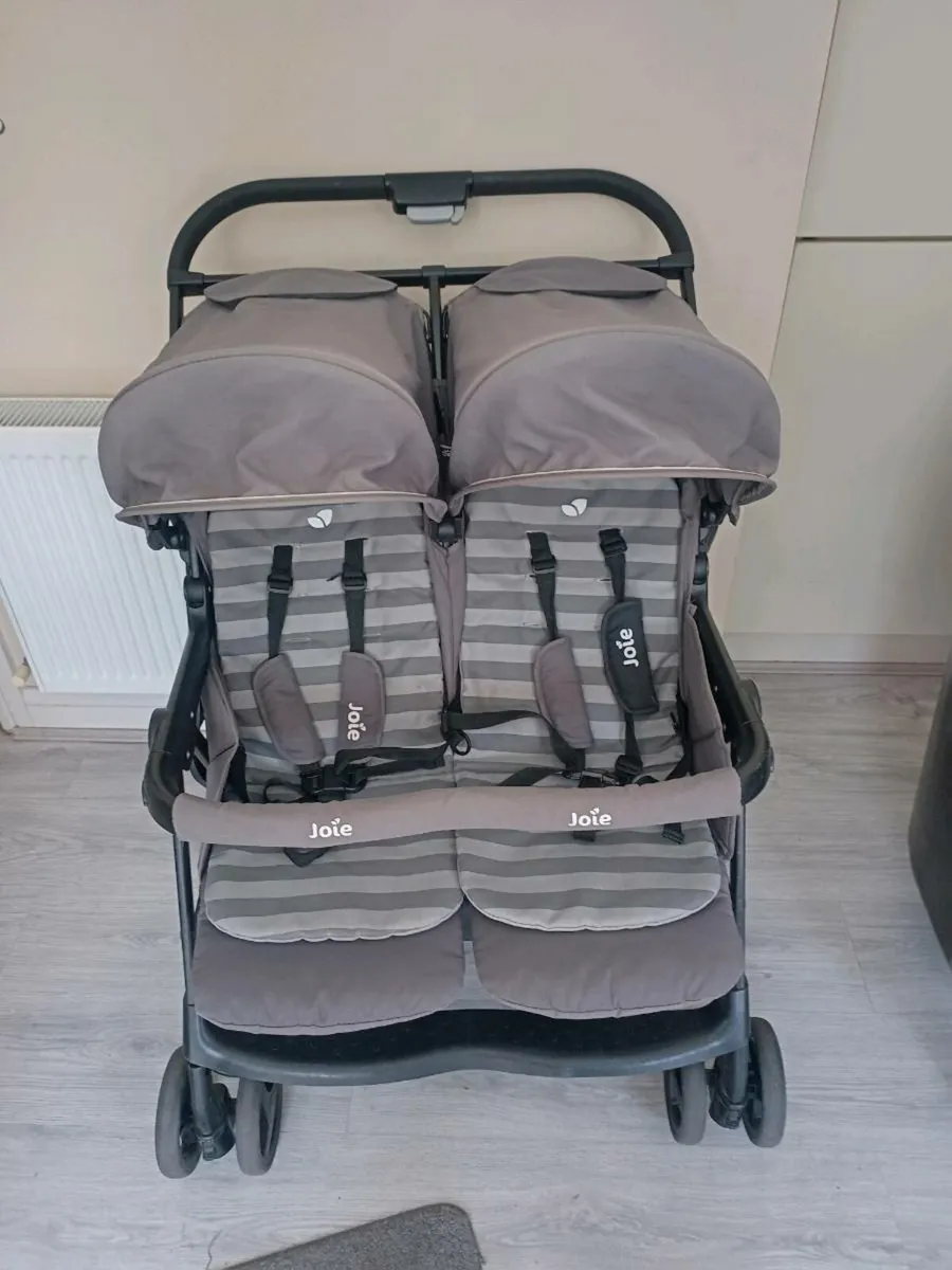 Joie baby's double buggy. With rain cover - Image 2