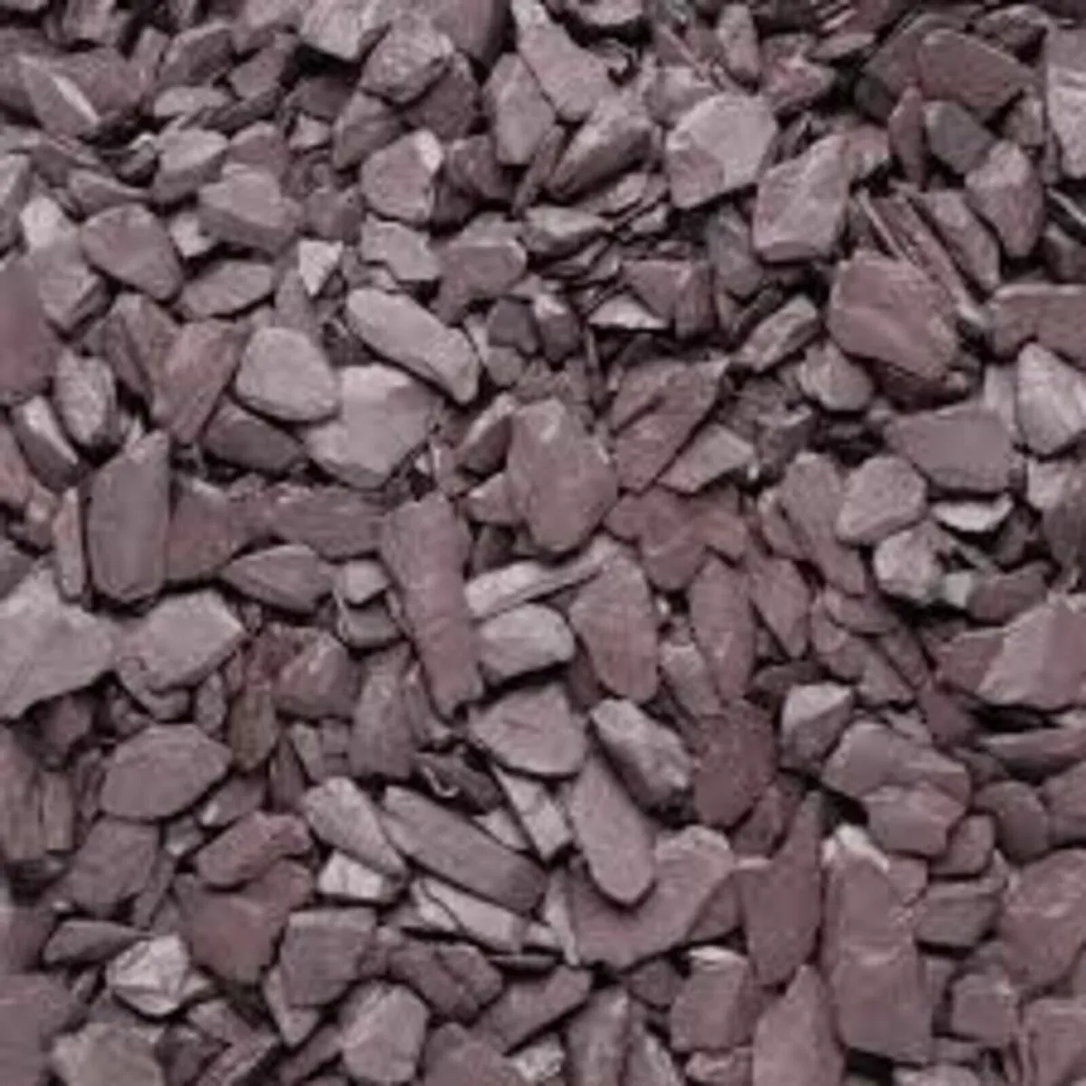 Decorative Gravel in a Bulk Bag Plum Slate Mulch 2 - Image 1