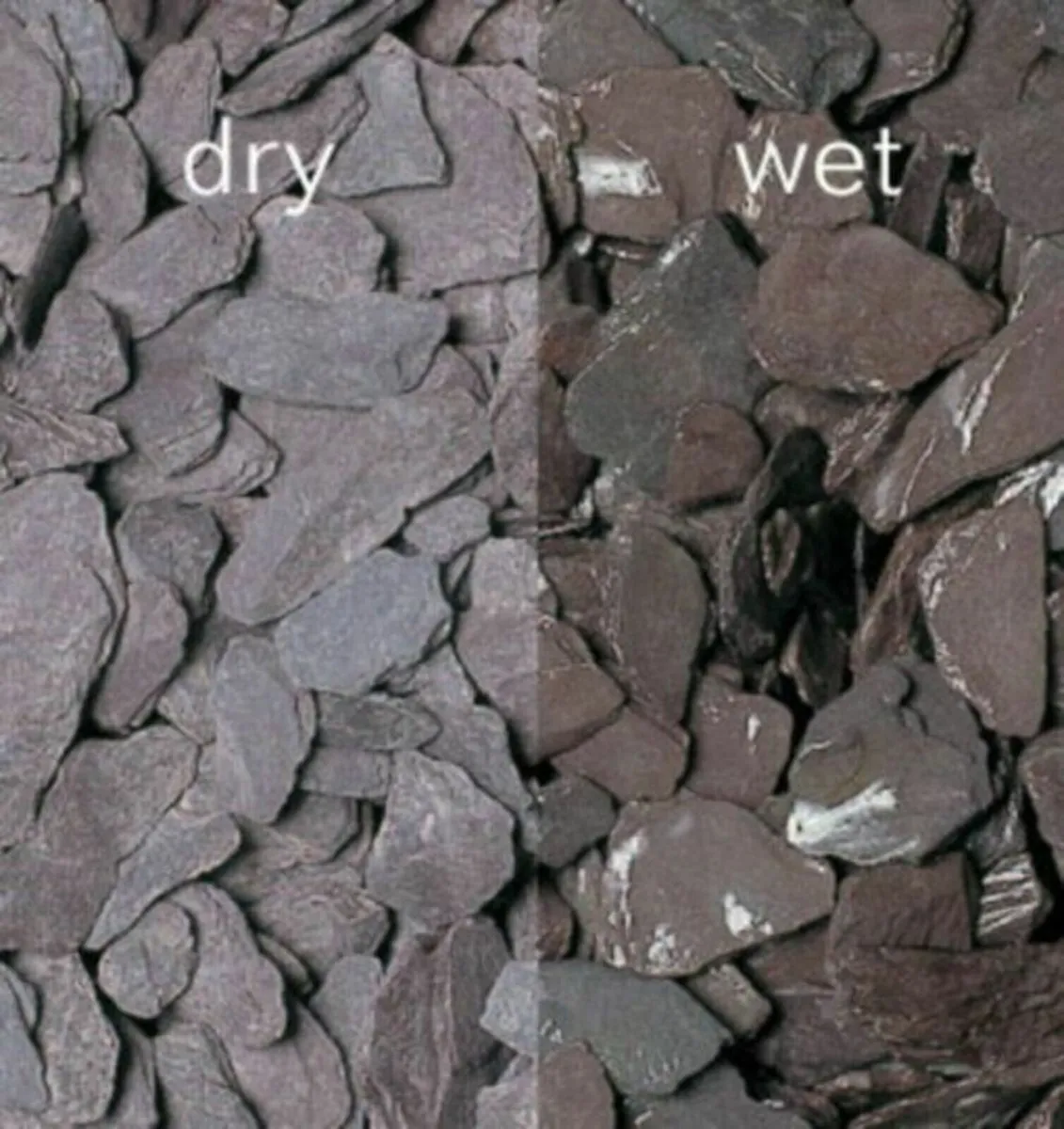 Decorative Gravel in a Bulk Bag Plum Slate Mulch 2 - Image 2