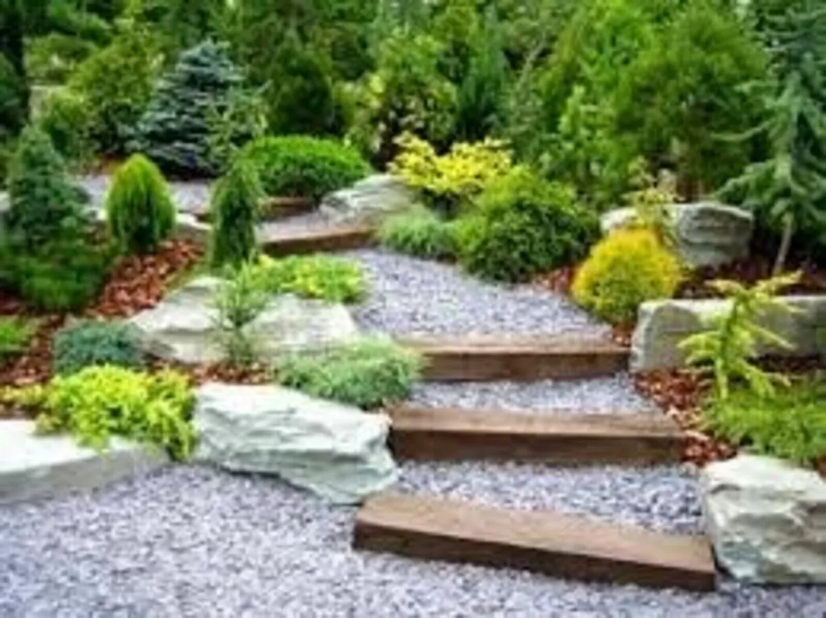 Decorative Gravel in a Bulk Bag Plum Slate Mulch 2 - Image 3