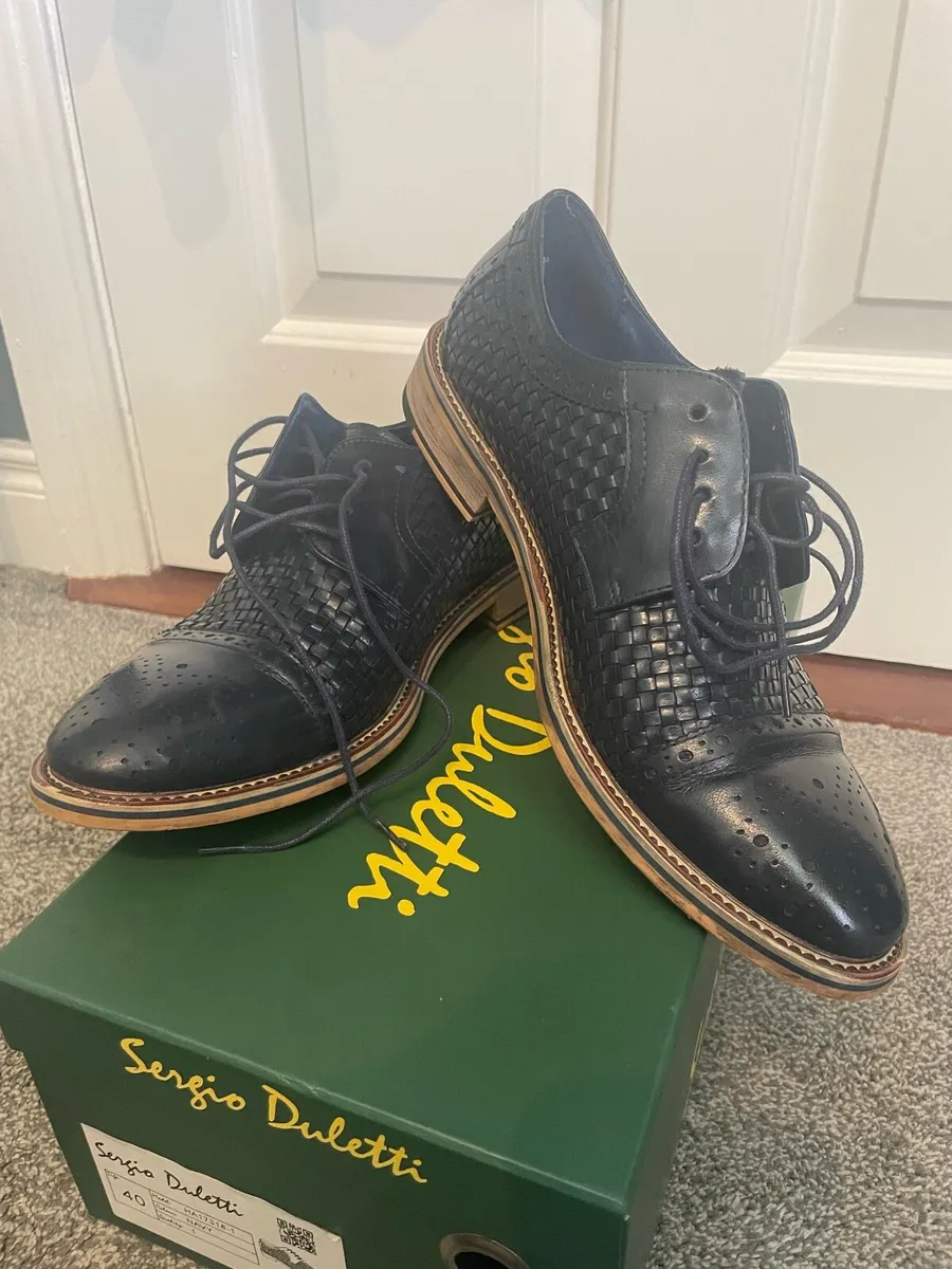 Navy Suit Shoes - Image 2