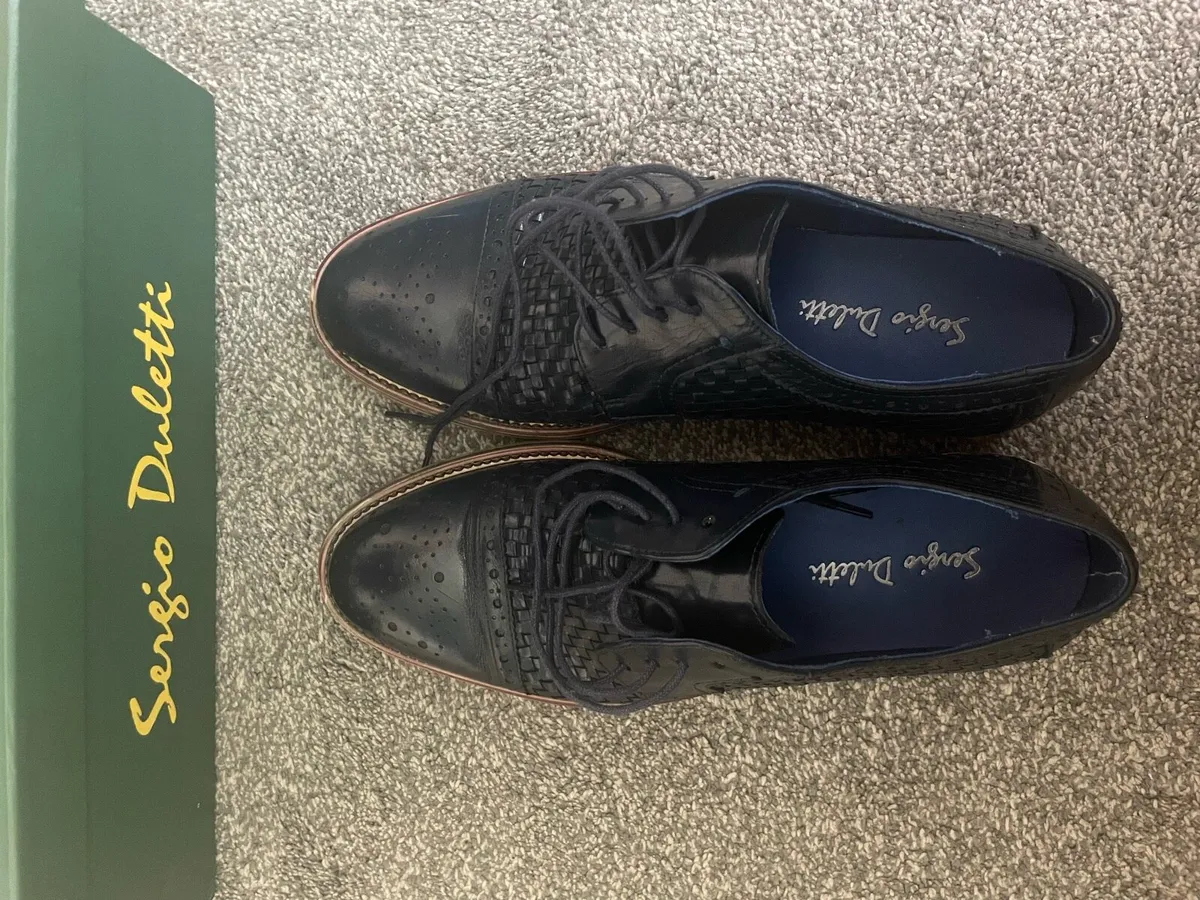 Navy Suit Shoes - Image 3