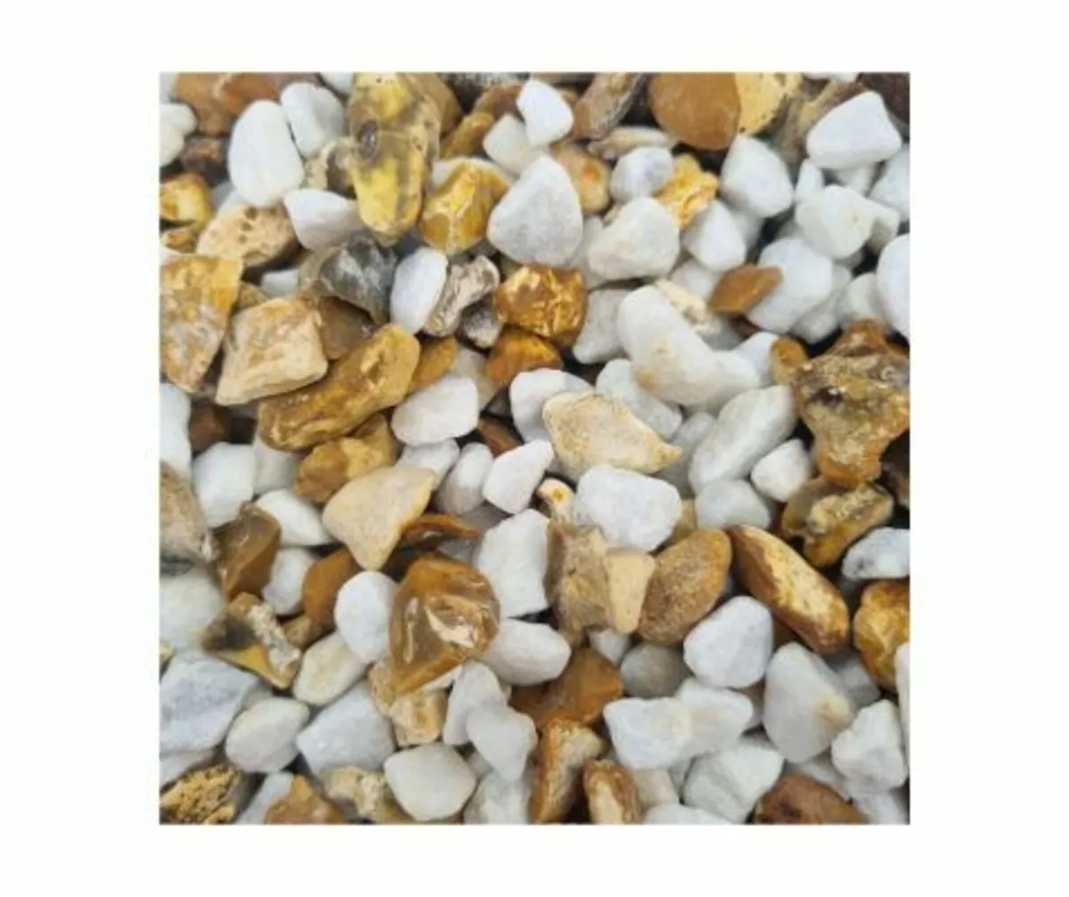 Decorative Gravel in a Bulk Bag Barley Corn 10mm - Image 1