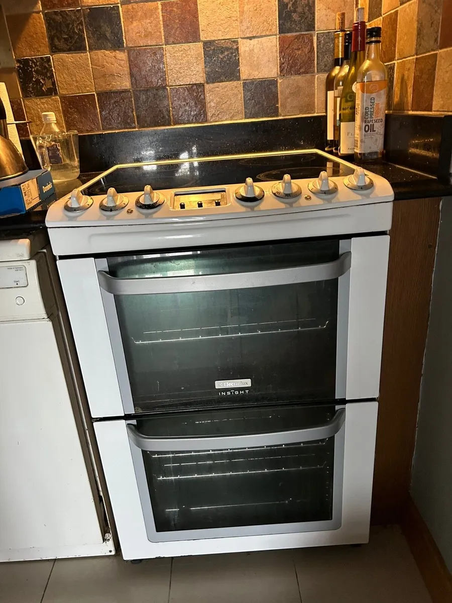 Double Oven Electric Cooker with Ceramic Hob - Image 1