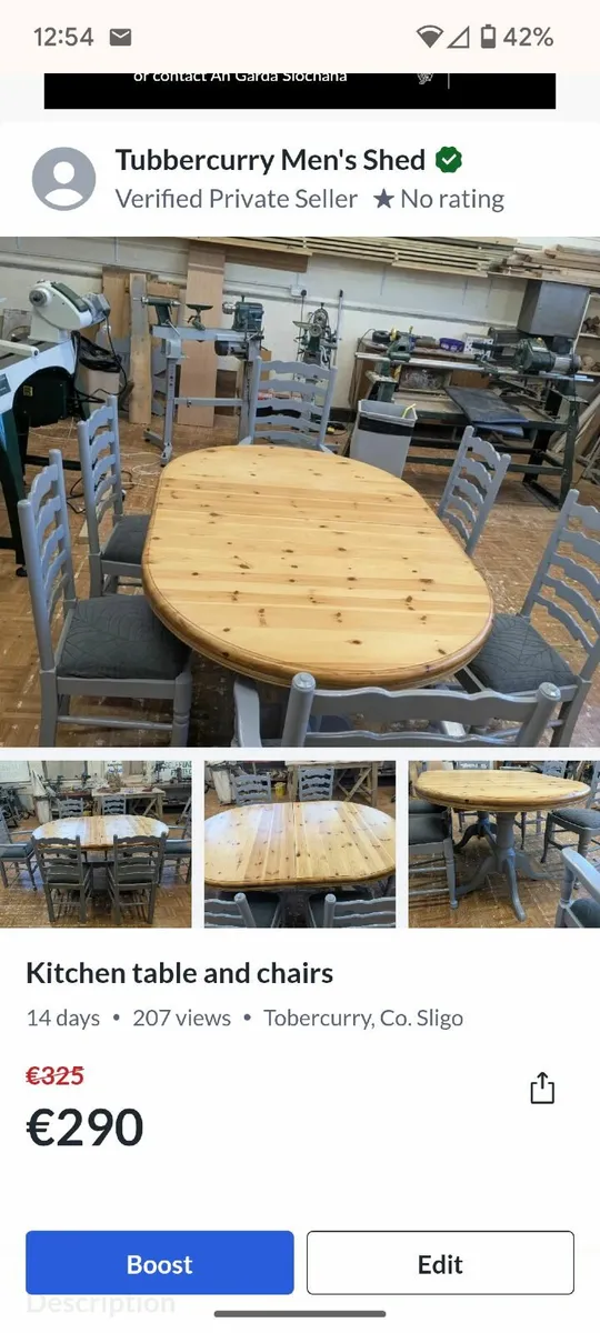 Kitchen Table and Chairs - Image 1