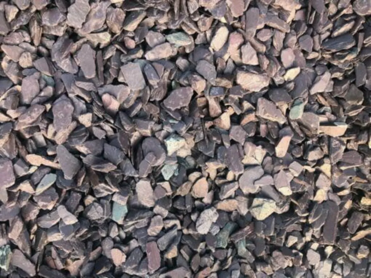 Decorative Gravel Bulk Bag Snowdonia Welsh Slate - Image 1