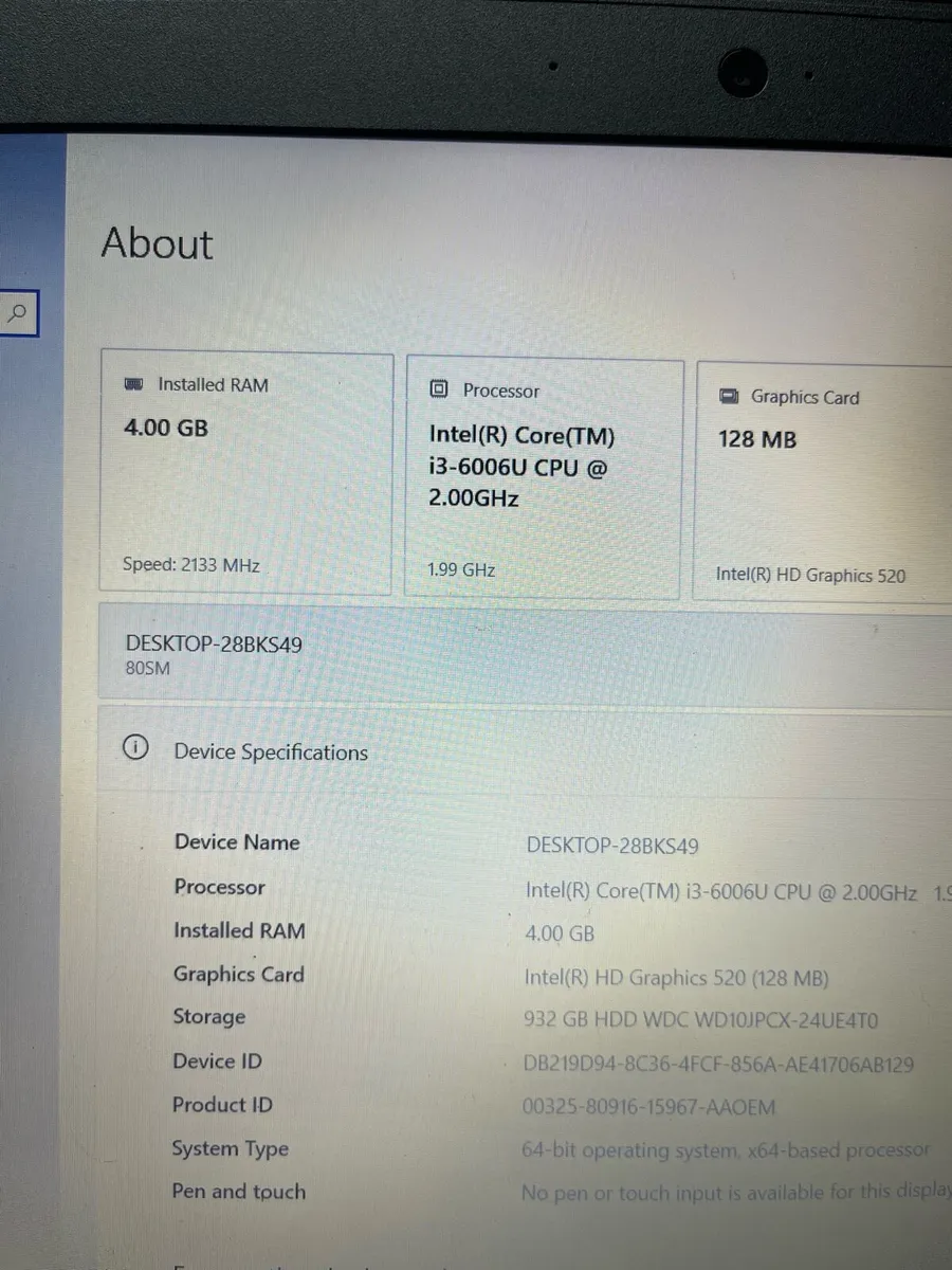Lenovo laptop i3 pro windows 10 - Image 3