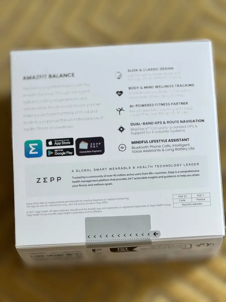 Amazfit balance smart watch - Brand new in box - Image 2