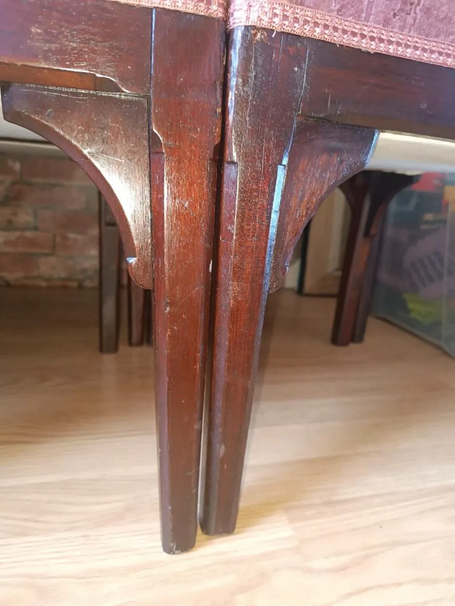 Handcarved Church Chairs - Image 3