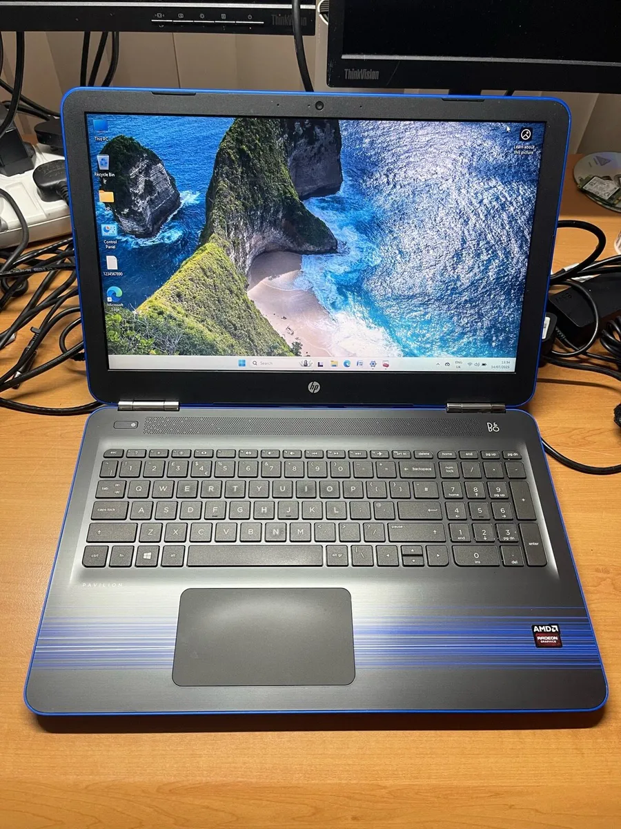 Hp laptop A9 pro 8gb 1 TB HDD win 11 - Image 1