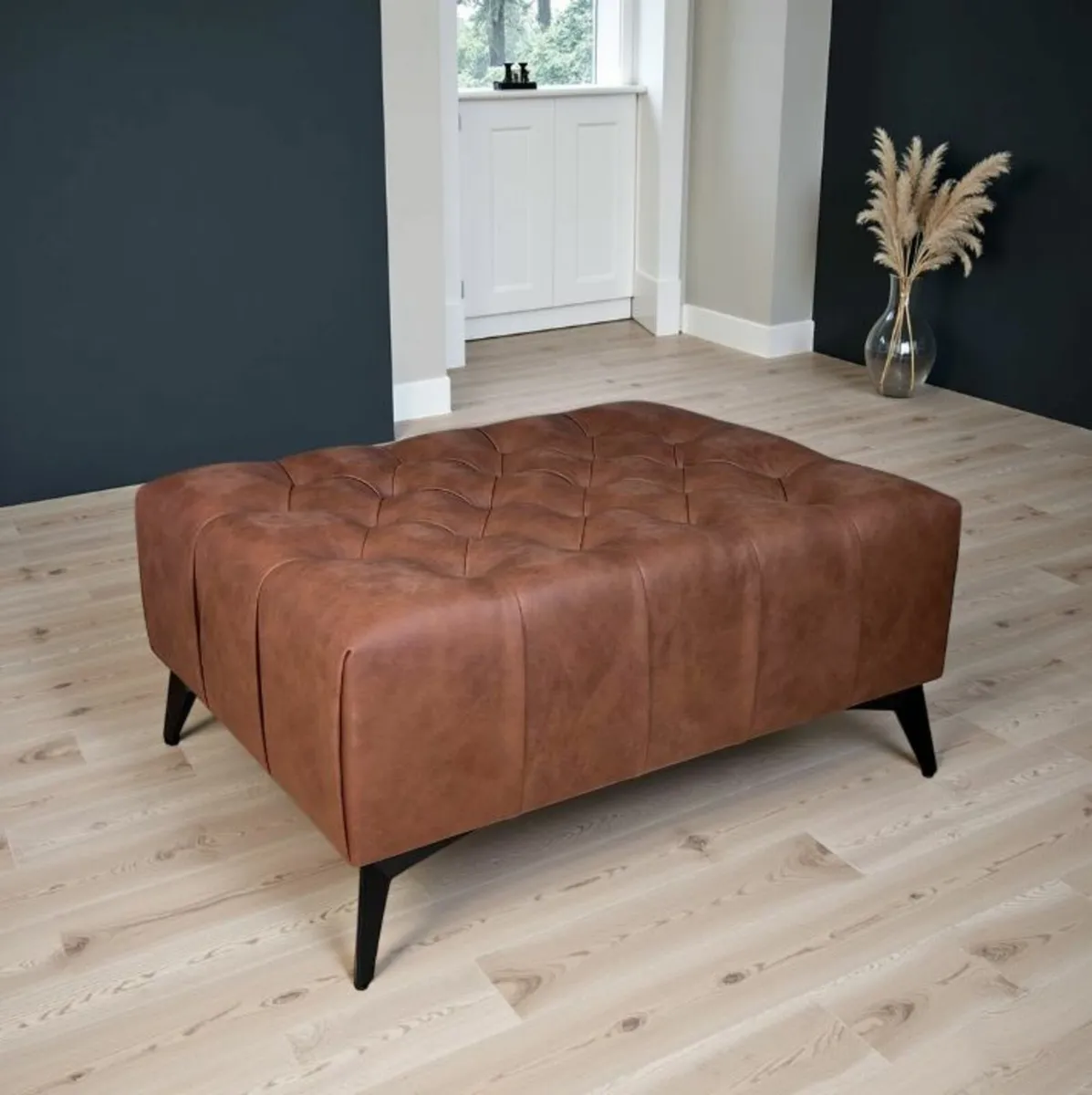 Chester Lux Coffee Table Velvet Square 60x80x38cm - Image 4