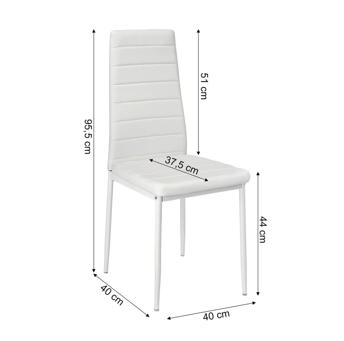 Luxury Glass Dining Set – 4 or 6 Seater B/W - Image 4