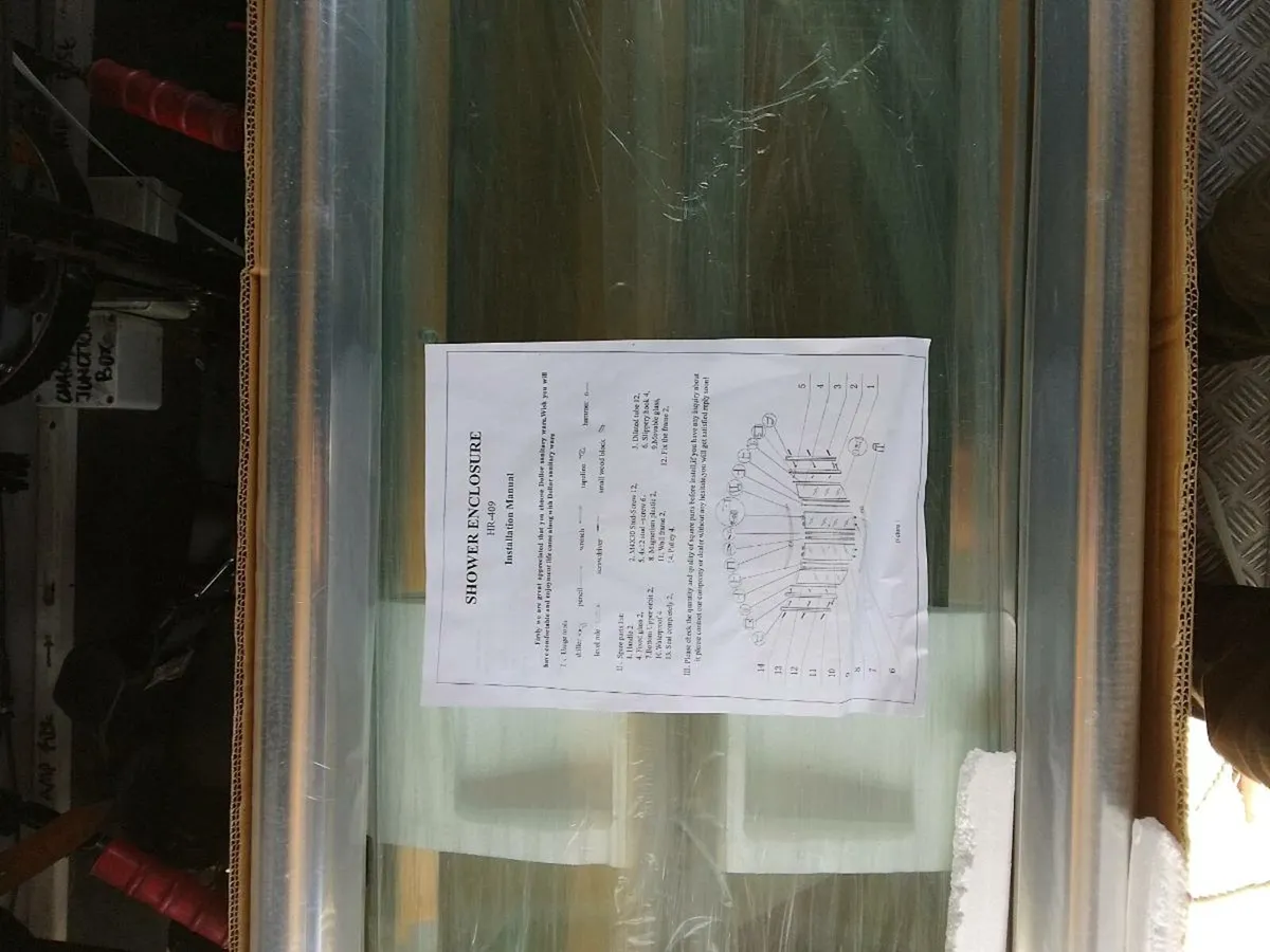 Shower enclosure quadrant - Image 2