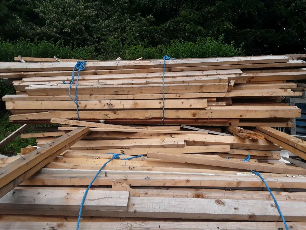 Salvaged timber bundles - Image 1