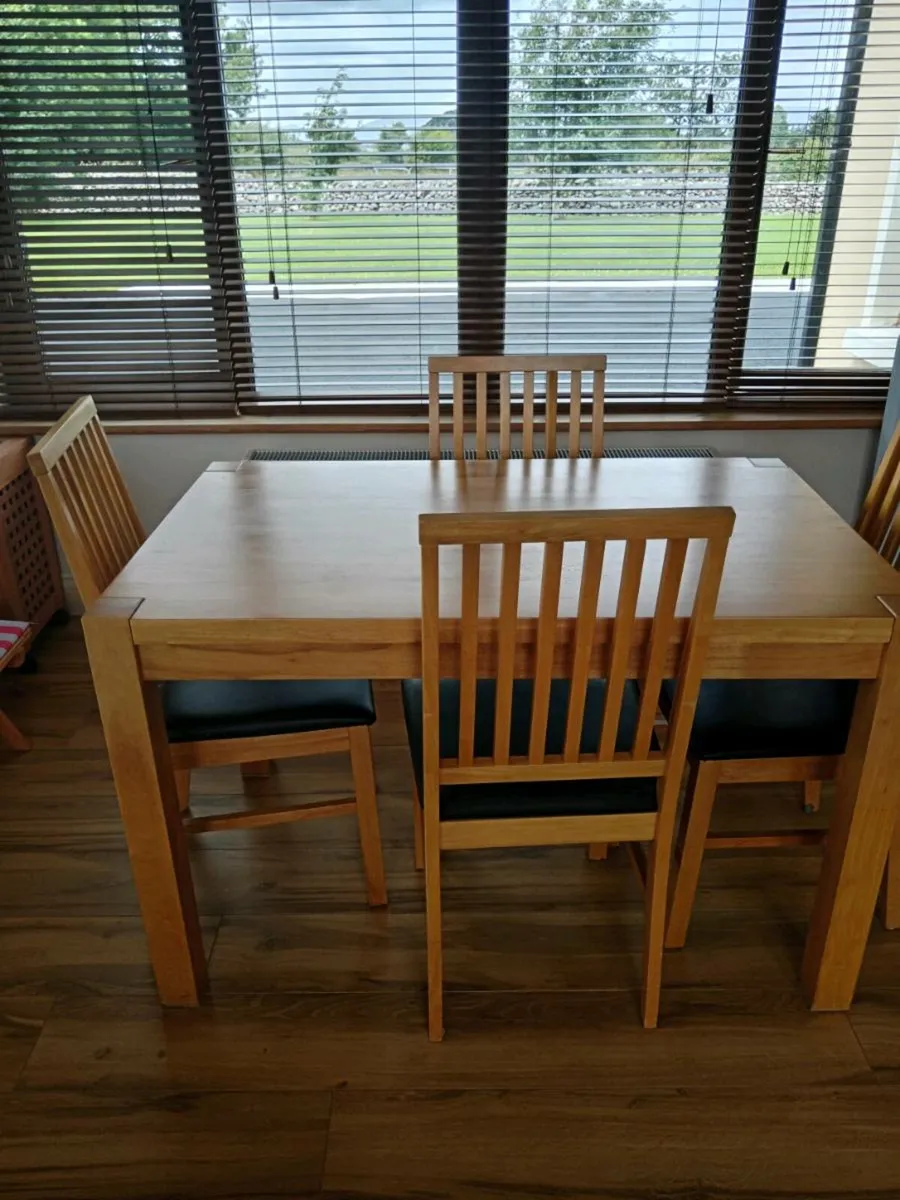 Table and chairs collect only - Image 1