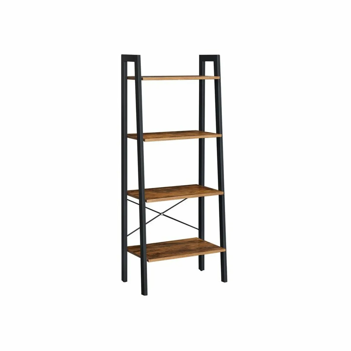 Industrial Design Ladder Shelf 4 shelves stand she - Image 2