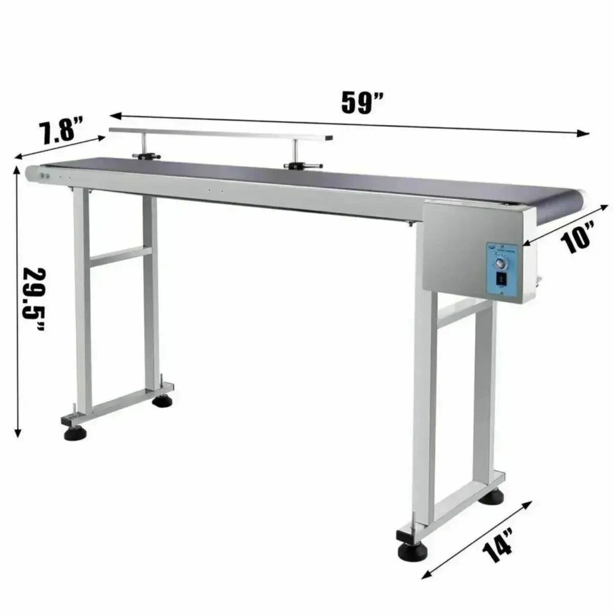 Belt Conveyor Electric PVC Adjustable SS Frame - Image 2