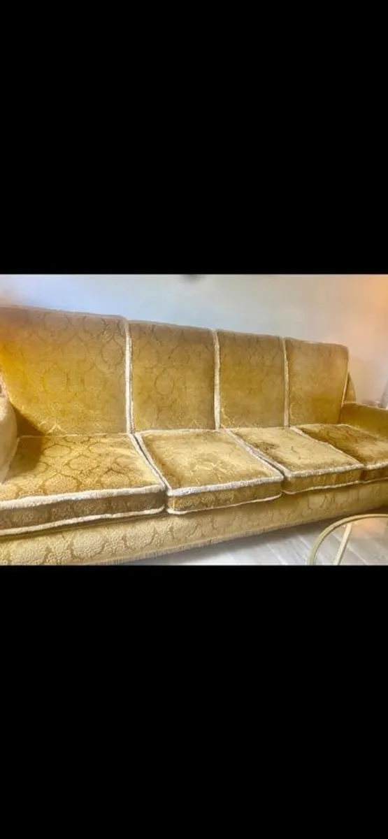 Sofa & 2 Armchairs - 1970's Vintage - Image 2
