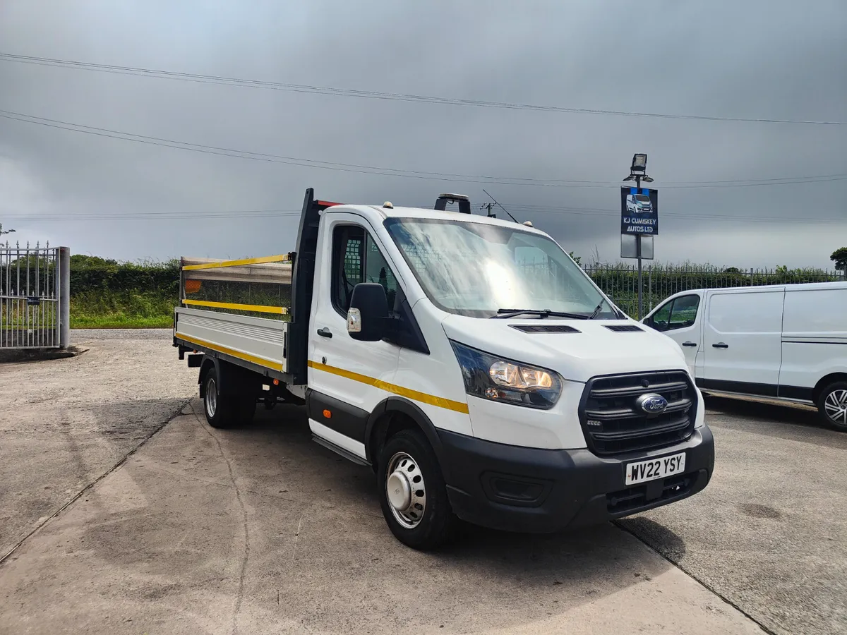 6500 TOWING 2022 TRANSIT  130 350 14FT DROPSIDE - Image 1