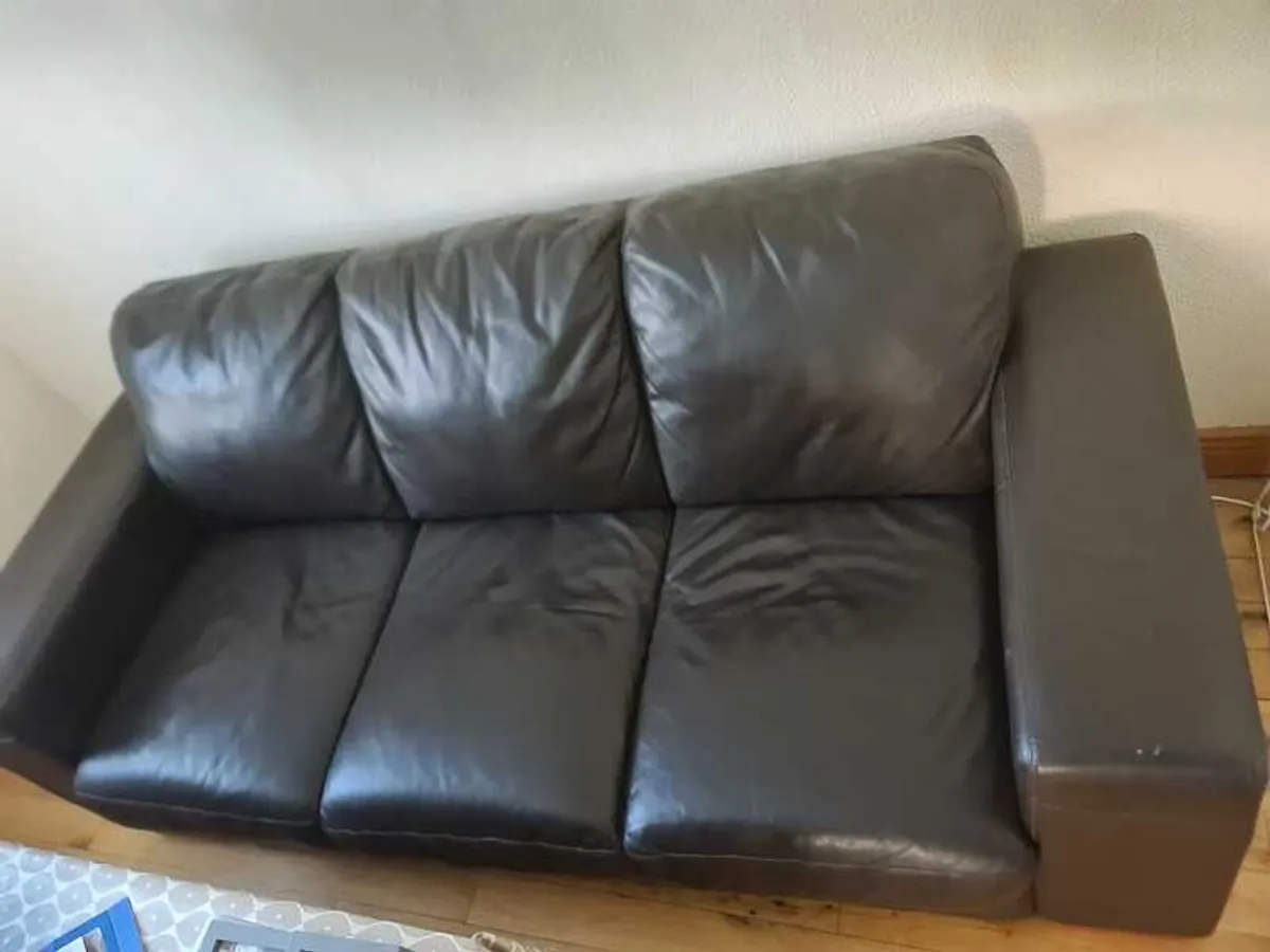 leather suite (3+1) for sale - Image 1