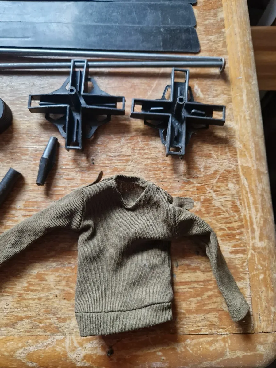 Vintage Action Man 1970's Helicopter Parts - Image 2