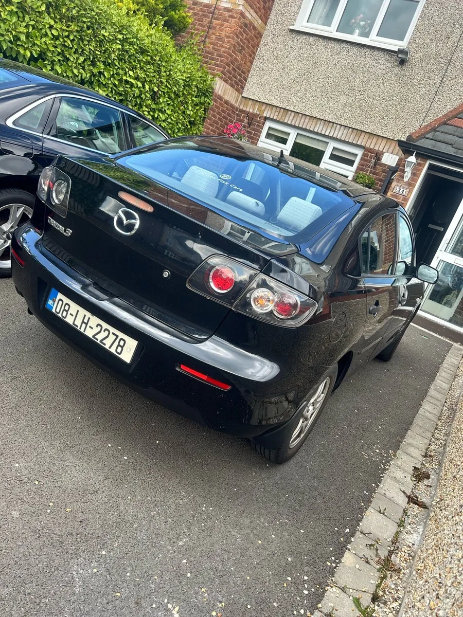 Mazda 3 black saloon - Image 3