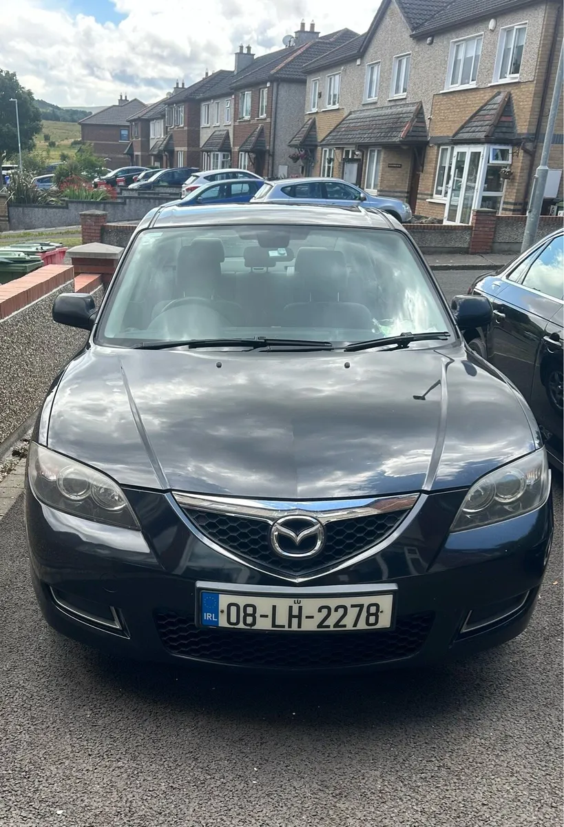 Mazda 3 black saloon - Image 4