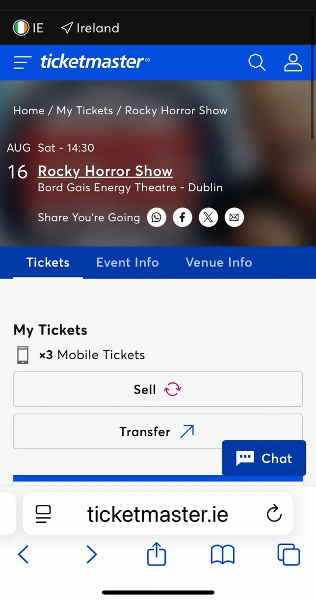 Tickets Rocky Horror Show
