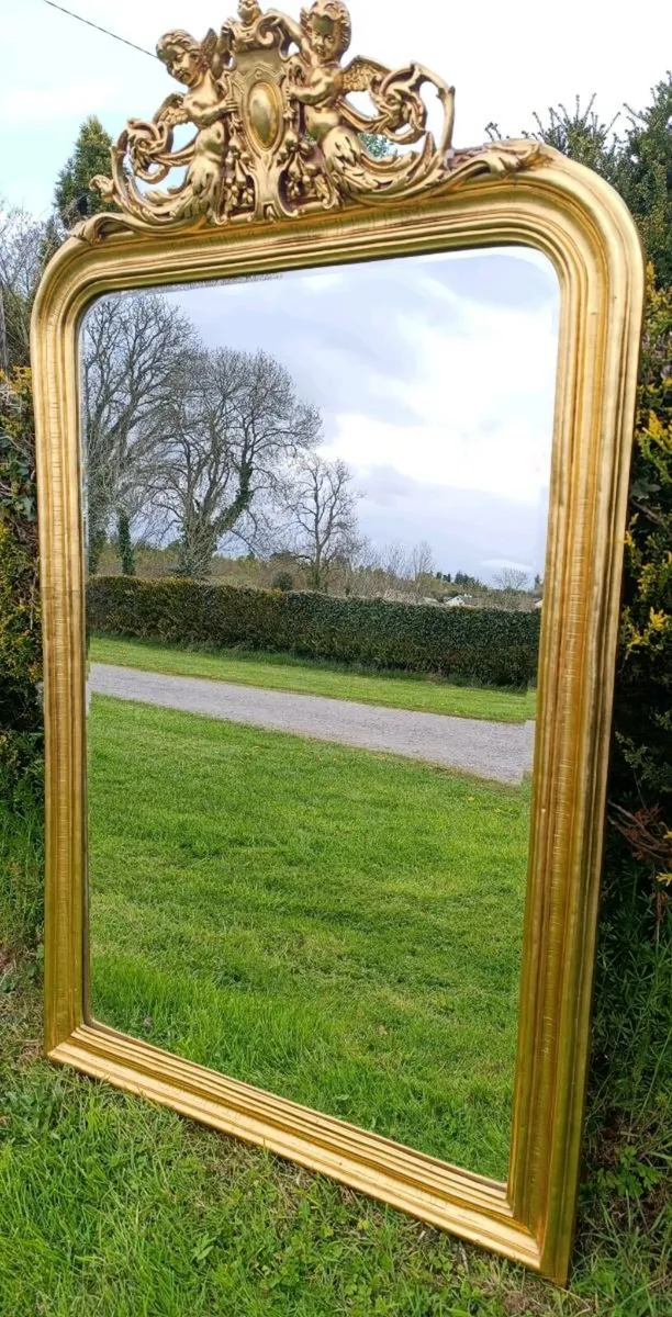 Vintage Framed Mirror - Image 1
