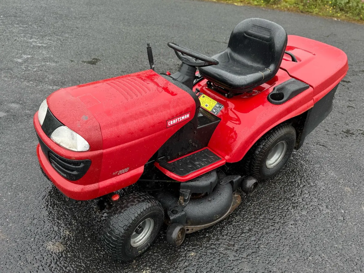 Craftsman RideOn lawnmower 19.5hp 42” cut - Image 2