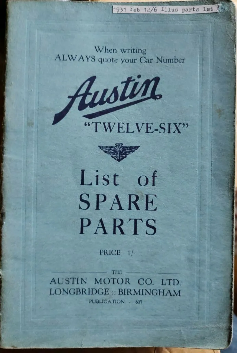 VINTAGE CAR MANUALS - Image 3