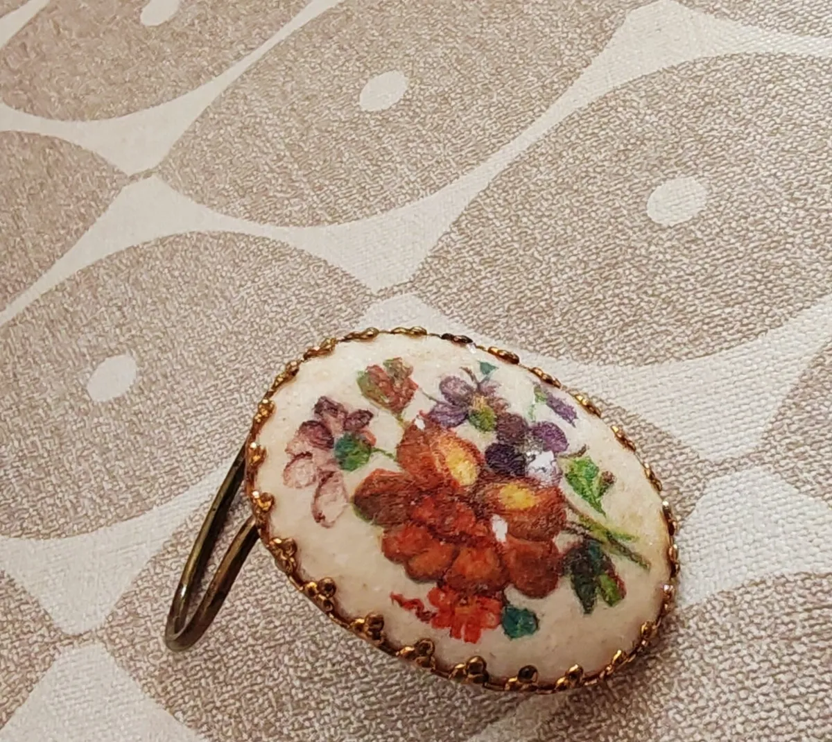Antique scarf clip - Image 1