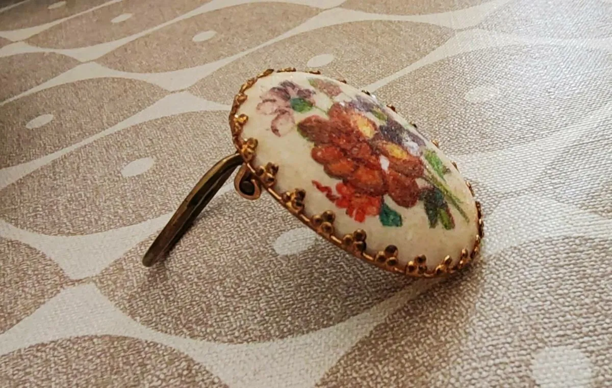 Antique scarf clip - Image 3