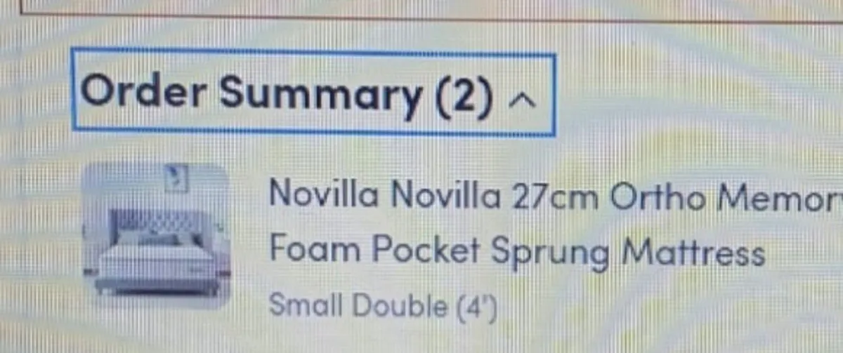 Small double mattress - Image 2