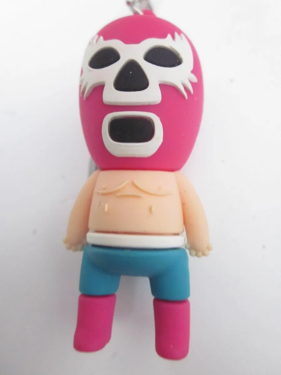 3D Mexican Luchador Wrestler PVC Keyring - Image 2