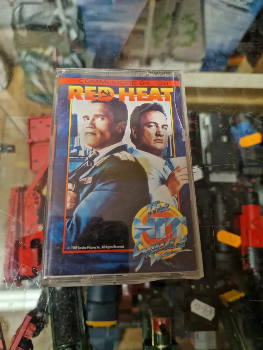 Vintage Retro 1980's Commodore 64 Red Heat - Image 1