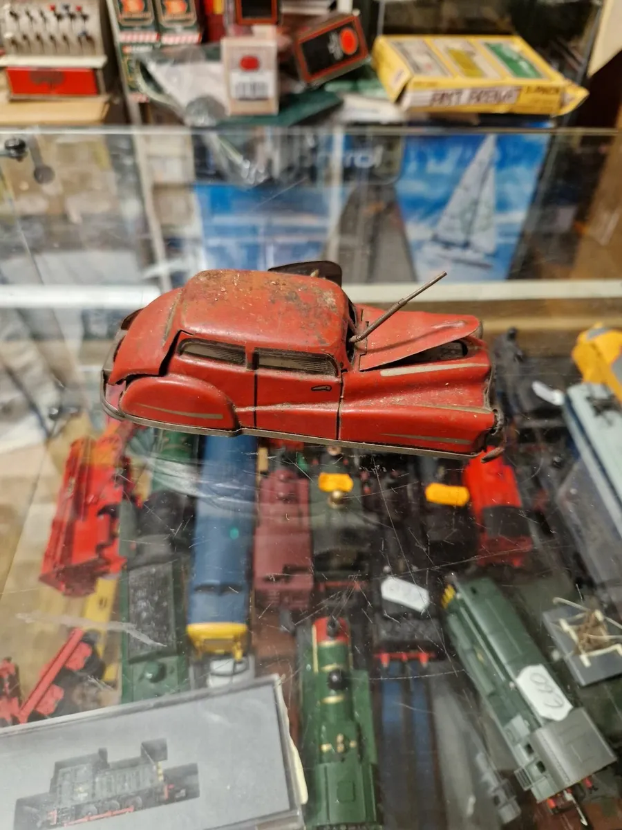 Vintage Tinplate Metal Car - Image 3