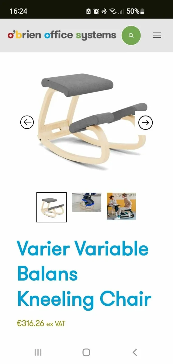 Varier Kneeling Desk Chair - Image 4
