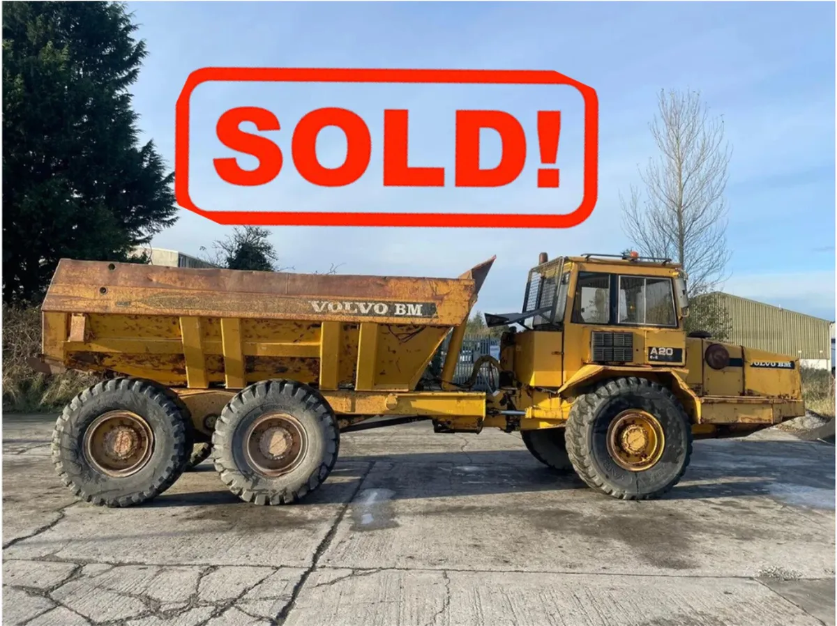 1991 VOLVO A20 6X6 DUMP TRUCK - Image 1